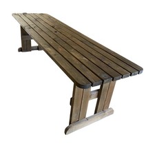 Extra Long Picnic Table Used Inside And Out, Sits 8-10 People.