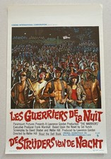 THE WARRIORS ORIGINAL BELGIAN CINEMA POSTER - 1979 - FILM MOVIE - 14 x 21”