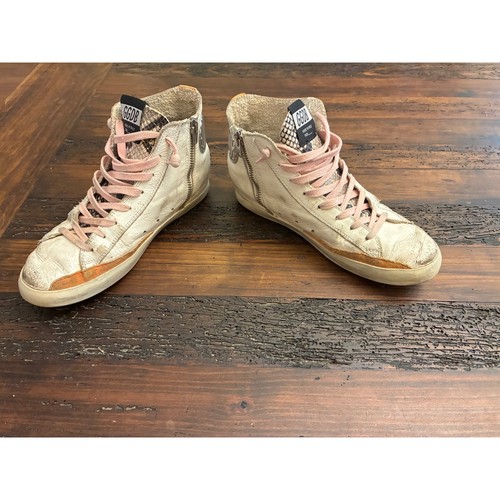 Golden goose francy mid top - golden,