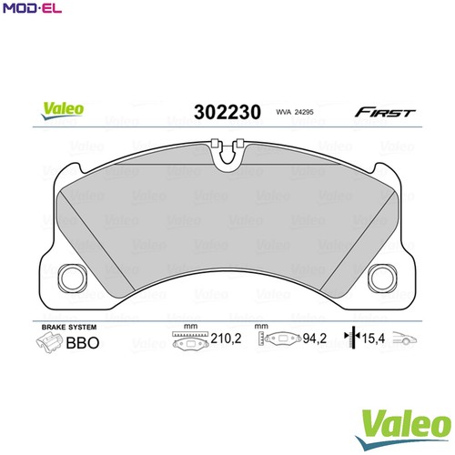 Brake pad set disc - set,