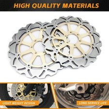 Pair Front Brake Discs For