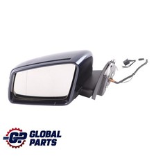 Mercedes W204 Wing Mirror Power Fold Door Left N/S Outside Cavansite Blue - 890