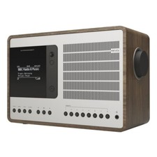 REVO SuperConnect Walnut/Silver DAB / DAB+ / FM / Radio with BT and Spotify