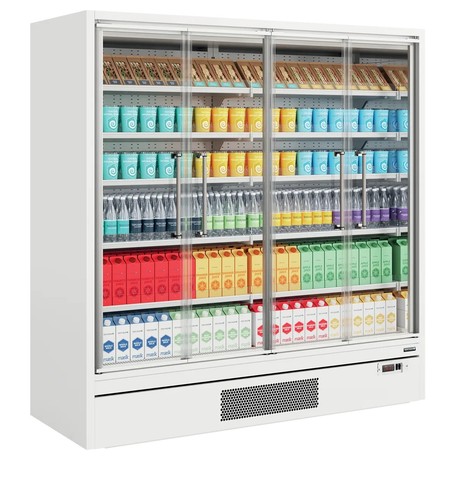 Glass door multideck - glass,
