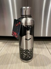Batman Reusable Stainless Steel Insulated Water Bottle with twist style lid
