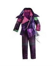 Disney Descendants Mal Costume Faux Leather Jacket Aged 5-6  #8