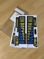 Rockshox Fork Stickers Yellow