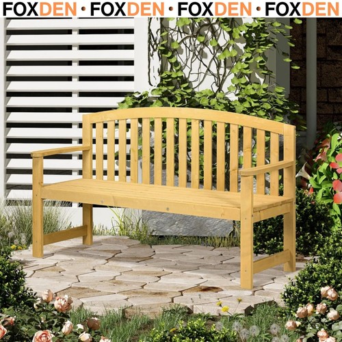 Seater wooden garden bench - garden,