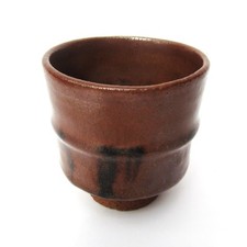 William (Bill) Marshall, Leach St. Ives Pottery, vintage stoneware yunomi, c1970