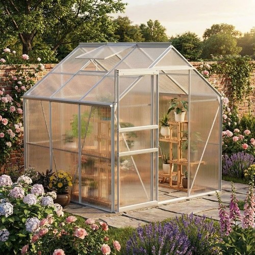 6x6ft polycarbonate walk - 6x6ft, walk-in