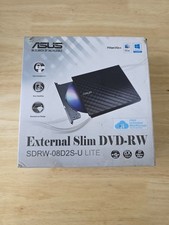 ASUS portable slimline DVD writer SDRW-08D2S-U CD disc burner (Good Condition)