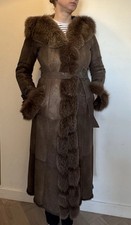 Real Fur Coat Size EU38 UK8-10