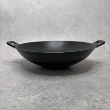 Aga Black Enamel/ Cast Iron Pan Wok Large