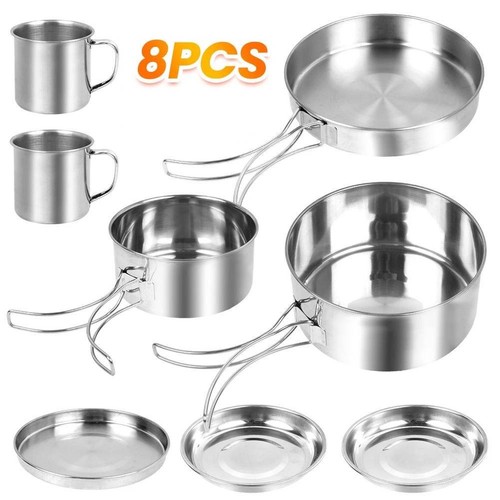 Stainless steel cookware - 8x,