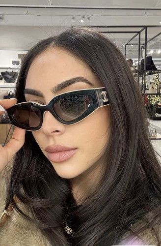 Chanel sunglasses black white - sunglasses,