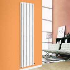 White vertical designer double - vertical,