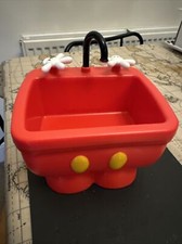 Disney World Parks Mickey Mouse Pants Red Ice Cream Bowl Kitchen Sink Container