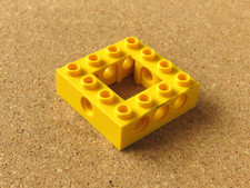YELLOW LEGO TECHNIC 4x4 BRICK