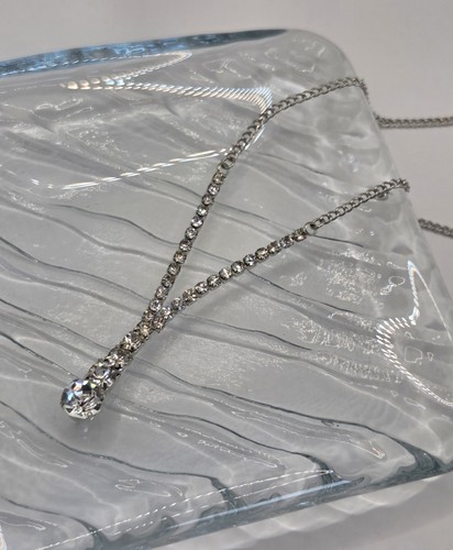 Vintage silver tone faceted - silver,