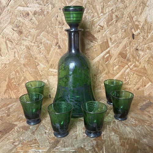 Vintage venetian murano green - vintage,