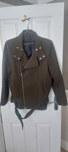 Zara woman biker jacket - zara, dark