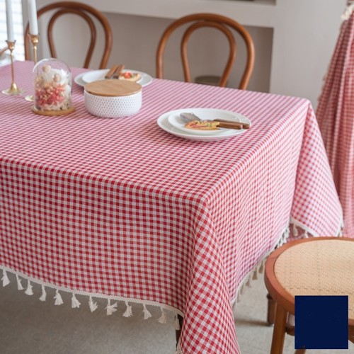 Gingham check tablecloths - gingham,