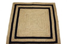Rug Jute Square Shape Carpet