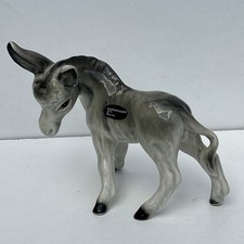 Vintage Kitsch Donkey  1960's Coopercraft  Grey Excellent Condition 