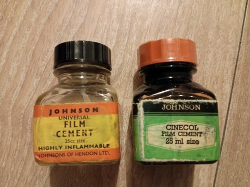 Two johnson film cement - two,