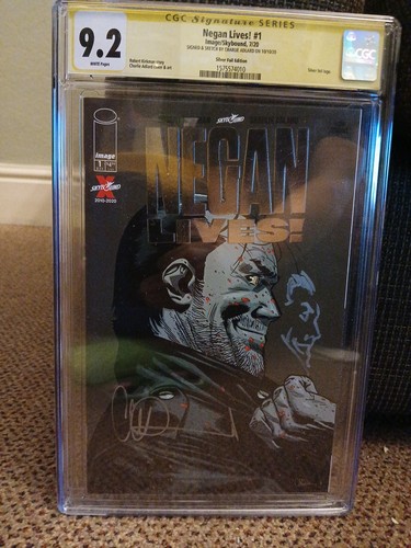 Negan lives cgc 2 signed - lives, #1