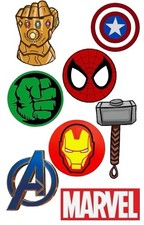 Marvel themed edible - edible, cake