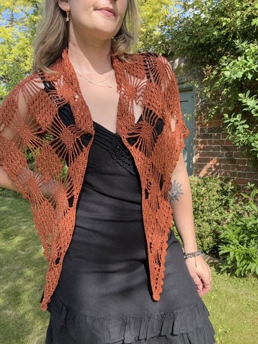 Vintage handmade burnt orange - handmade,