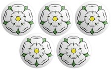 5 x Yorkshire White Rose