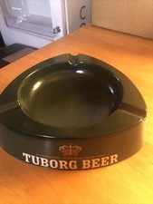 TUBORG BEER ASHTRAY LARGE MELAMINE PUB BAR COLLECTIBLE 