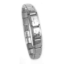 ITALIAN CHARM STAR 18 CHARM STARTER BRACELET fits all Italian bracelets