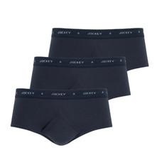Jockey CLASSIC Y-Front Brief 3 Pack Navy size Small 32 Inch waist