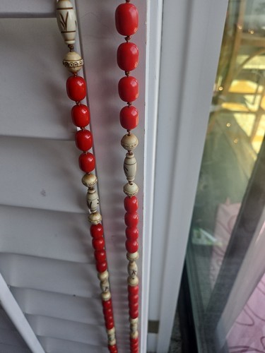 Antique coral hand tied rare - antique,