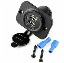 2 USB Port Socket Charger