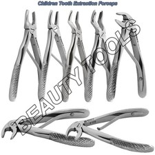 Dental Pediatric Pedo Tooth Extractor Children Extraction Forceps Oral Surgery