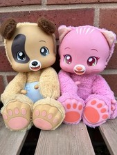 ? Zoopy WORKING TALKS & GIGGLES! Vintage Toy Cat Dog Sucking Thumb Battery RARE