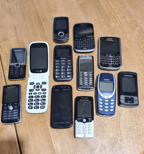Vintage mobile phone job lot - mobile,