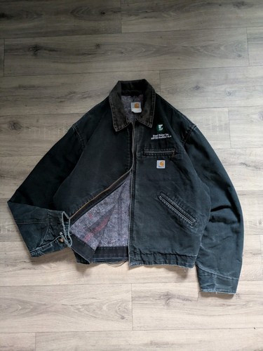 Vintage carhartt black detroit - vintage,