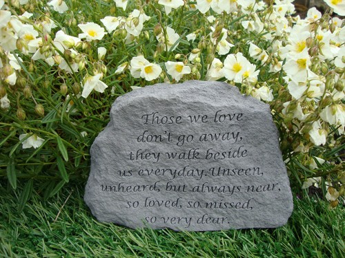Memorial grave stone plaque - grave,