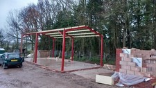 45x30x10ft Steel Frame Building