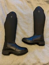 Mountain Horse Black High Rider Fleece Lined Ladies UK Size 7.5 Riding Boots
