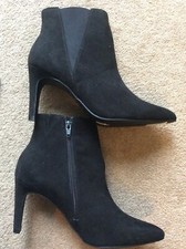 Marks and Spencer black faux