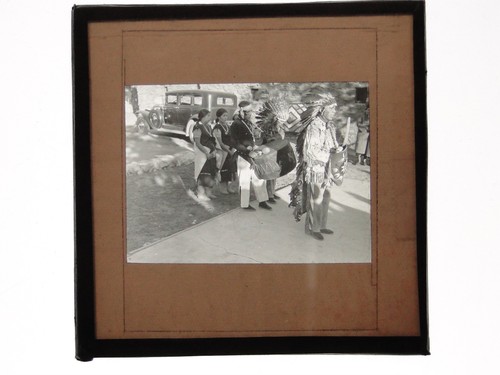 Native american procession - american,