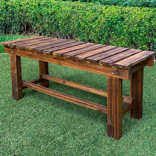 Outdoor garden bench - garden, bench,