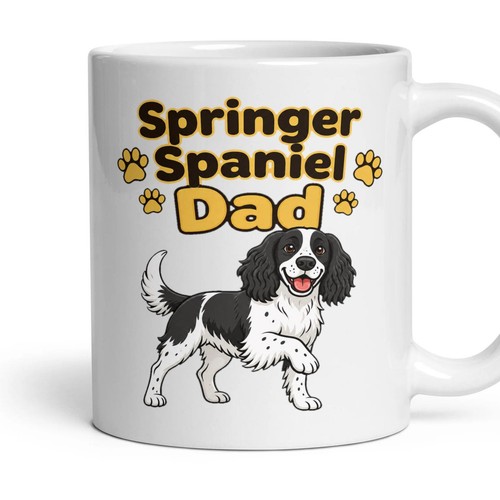 Springer spaniel dad mug - springer,