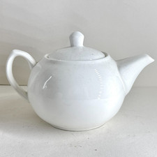 Vintage White China Teapot